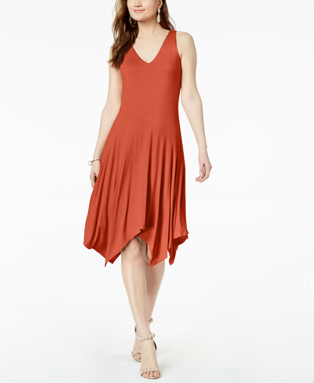 Petite Handkerchief Hem Dress