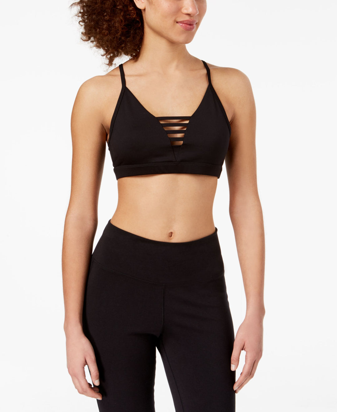 Material Girl Active Juniors Cage Front Sports Bra