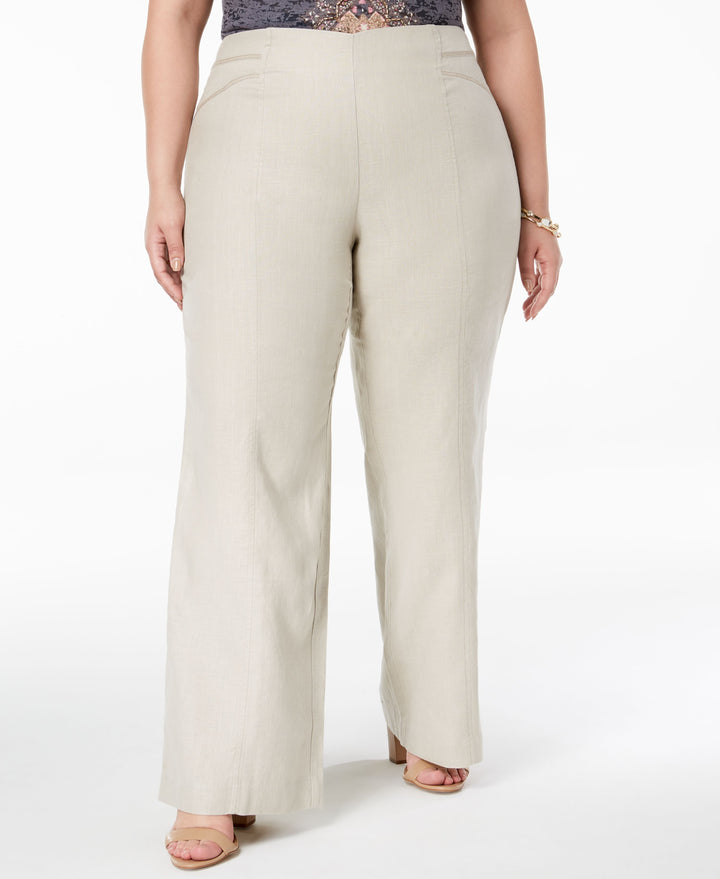 Plus Size Wide Leg Pants