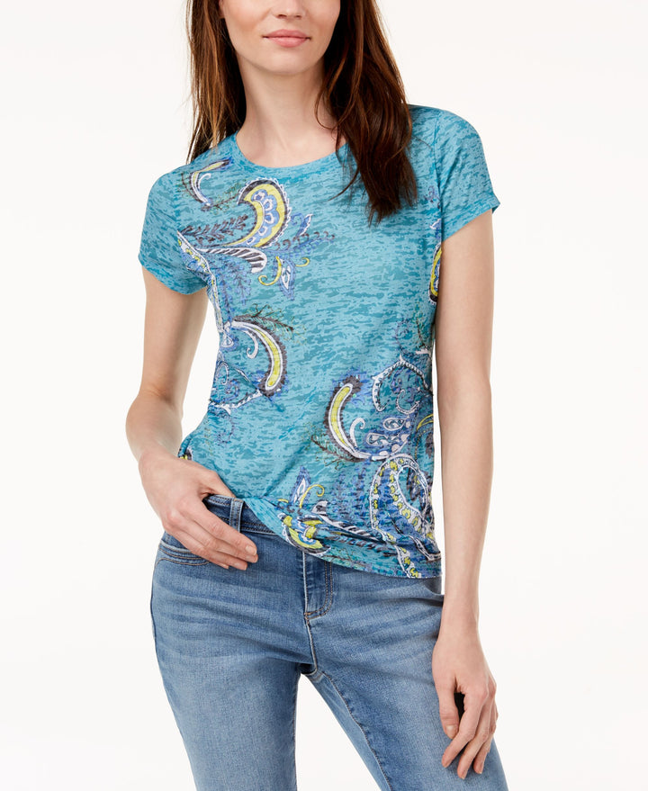 Printed Crew Neck T-Shirt