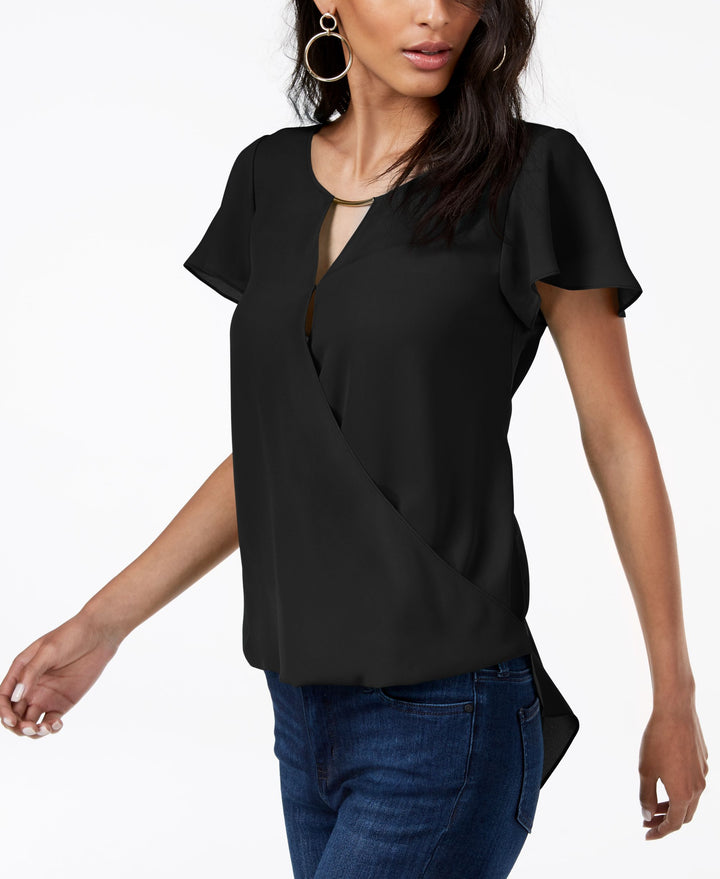 High Low Hardware Detail Top