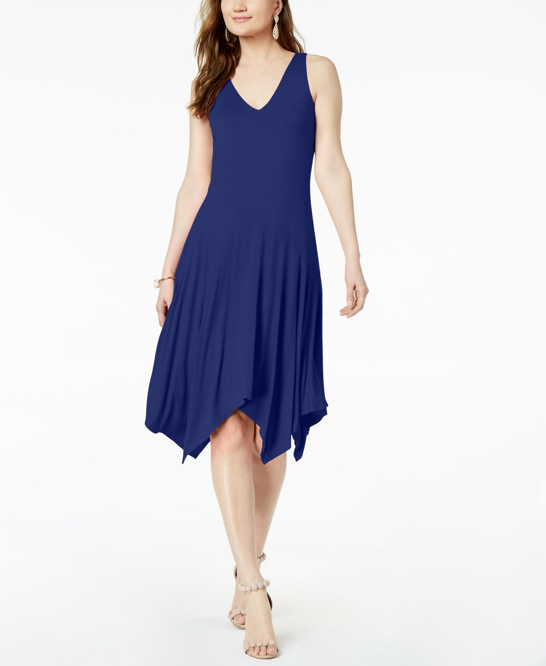 Petite Handkerchief Hem Dress