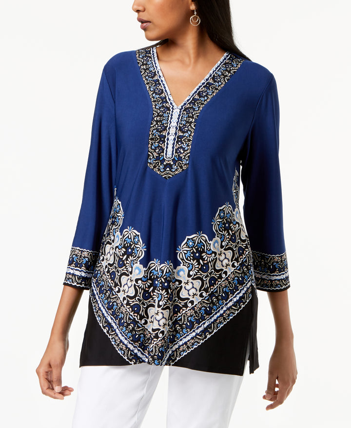 Petite Printed Tunic