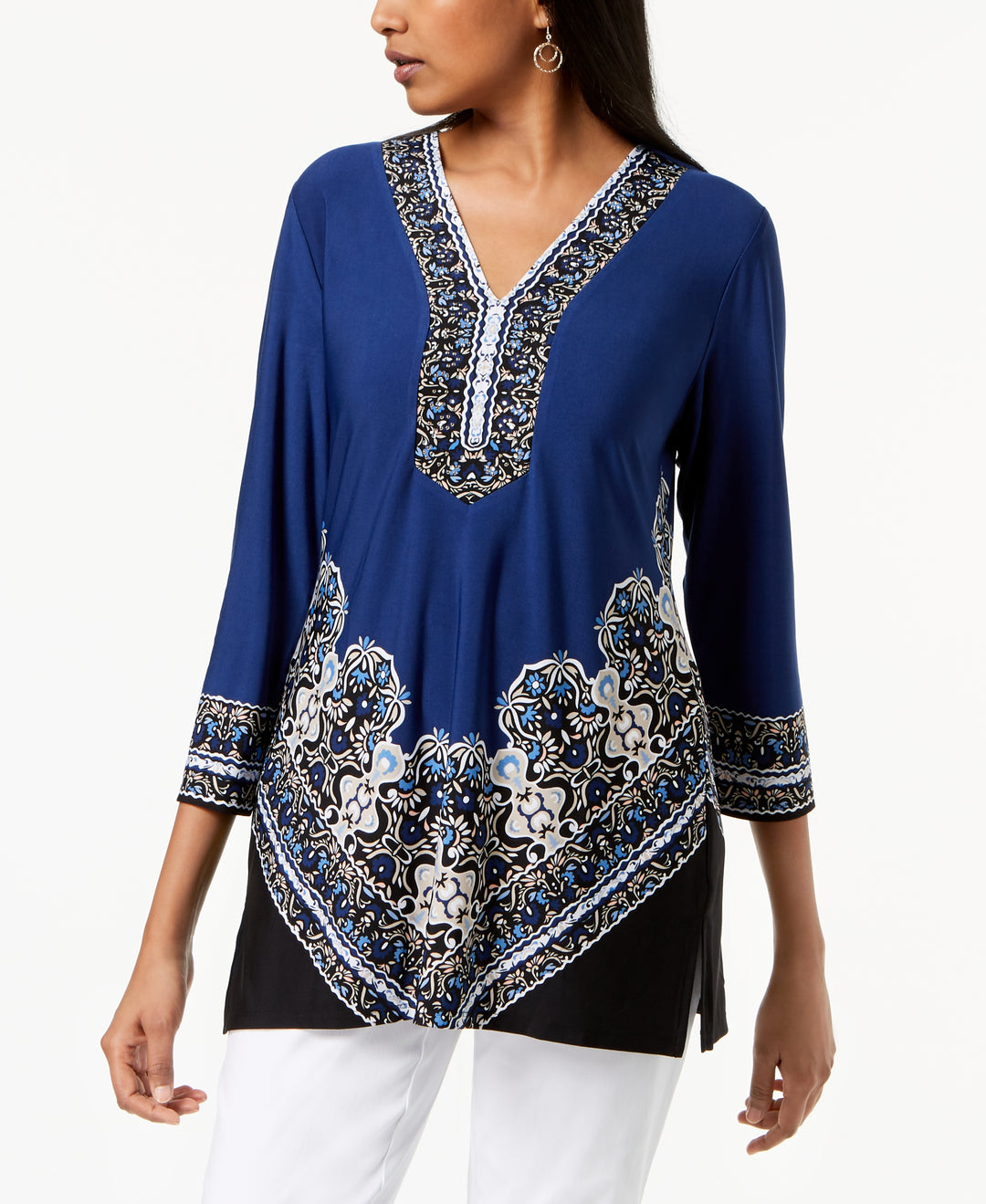 Petite Printed Tunic