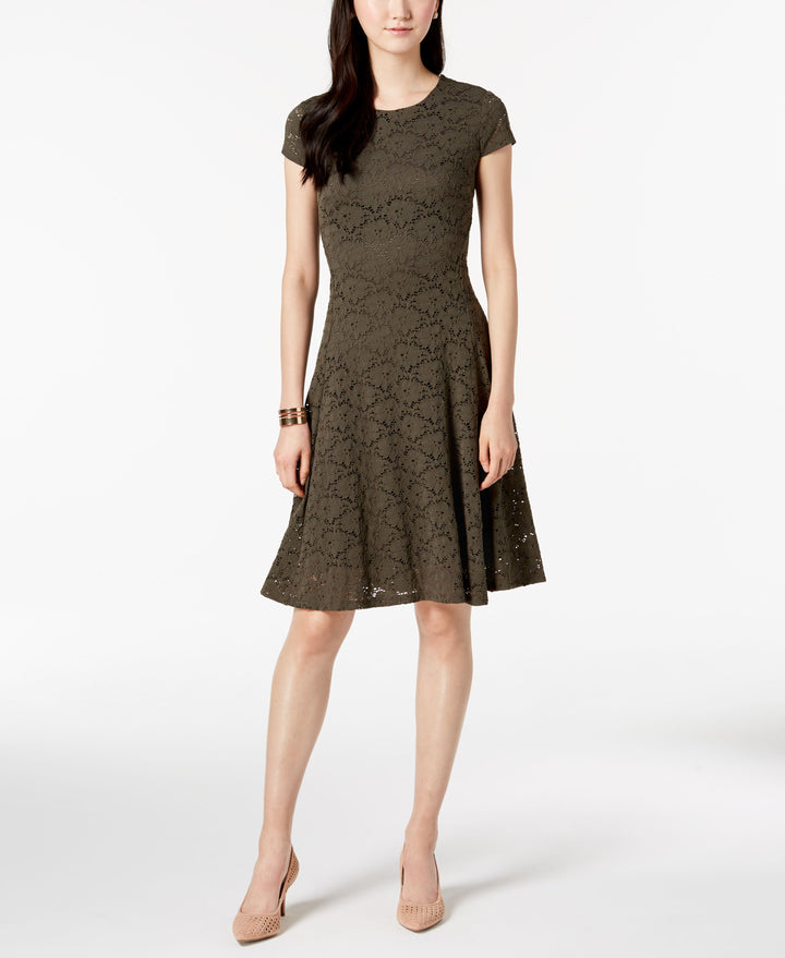 Lace Fit & Flare Dress