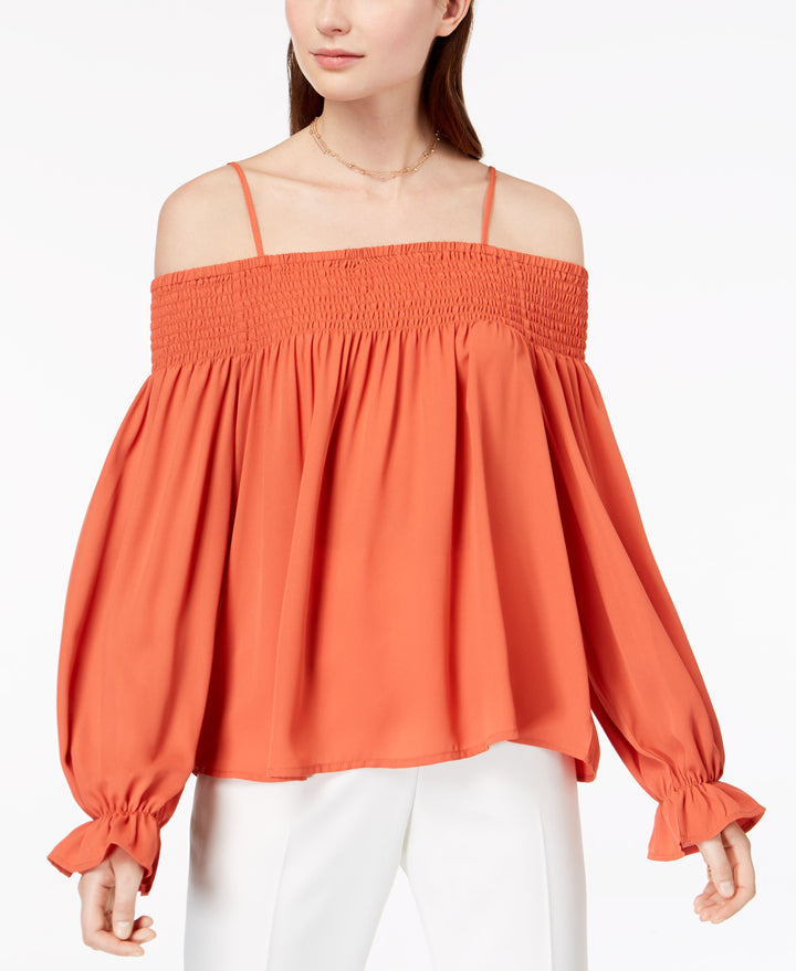 By Ikeddi Juniors' Smocked Off-The-Shoulder Top