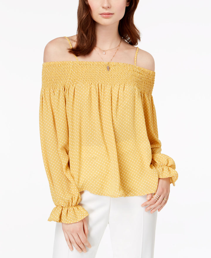by Ikeddi Juniors' Smocked Cold-Shoulder Top