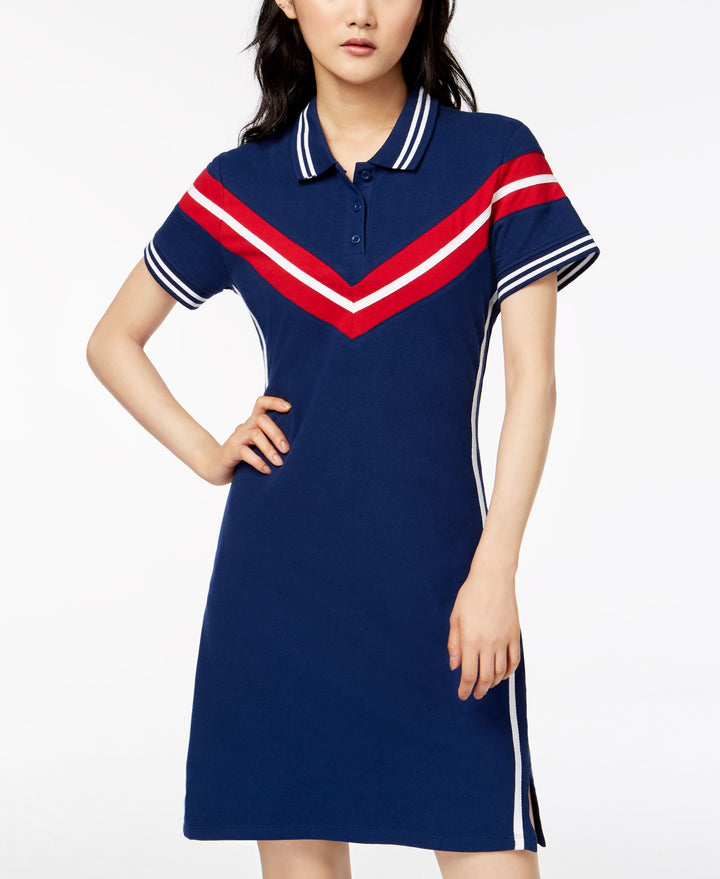 Almost Famous Juniors Varsity Polo Dress
