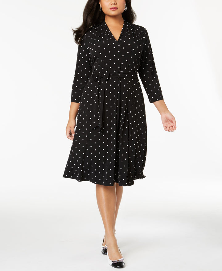 charter club plus size dresses Charter Club Plus Size Linen Pleated Blouson-Sleeve Shift Dress, Exclusively at Macy's