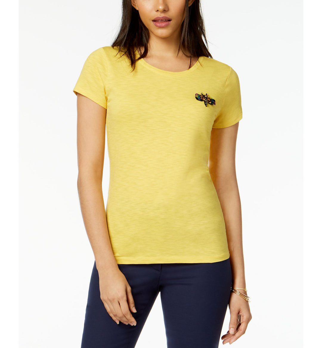 Maison Jules Embellished Dragonfly T-Shirt