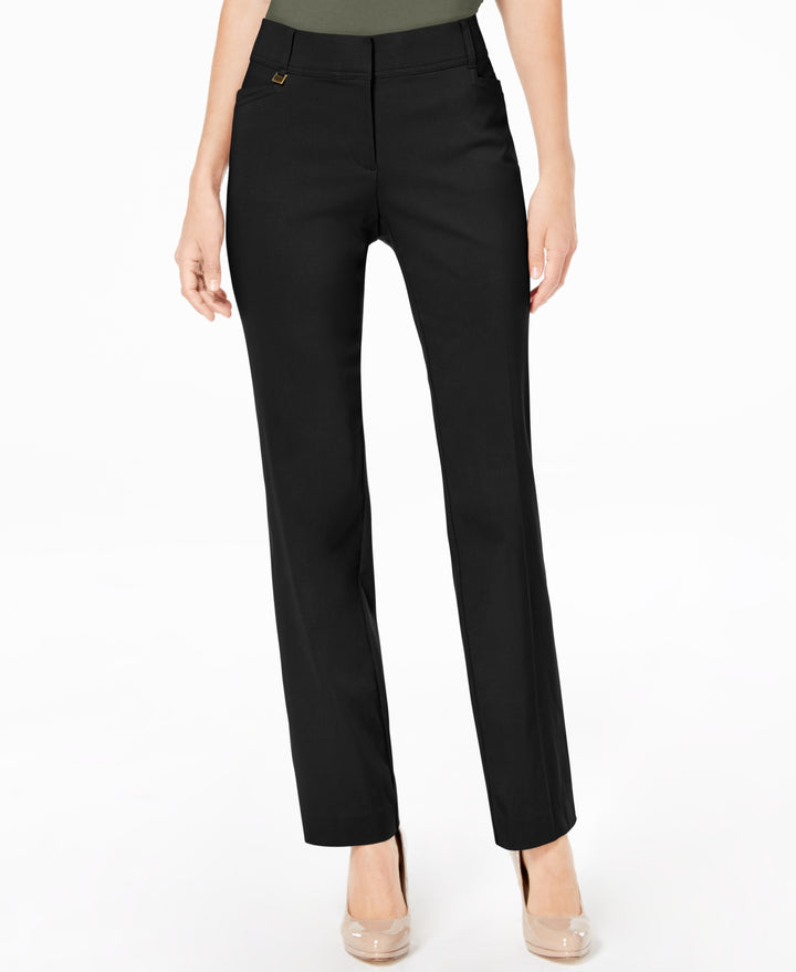 Regular and Short Length Curvy-Fit Straight-Leg Pants