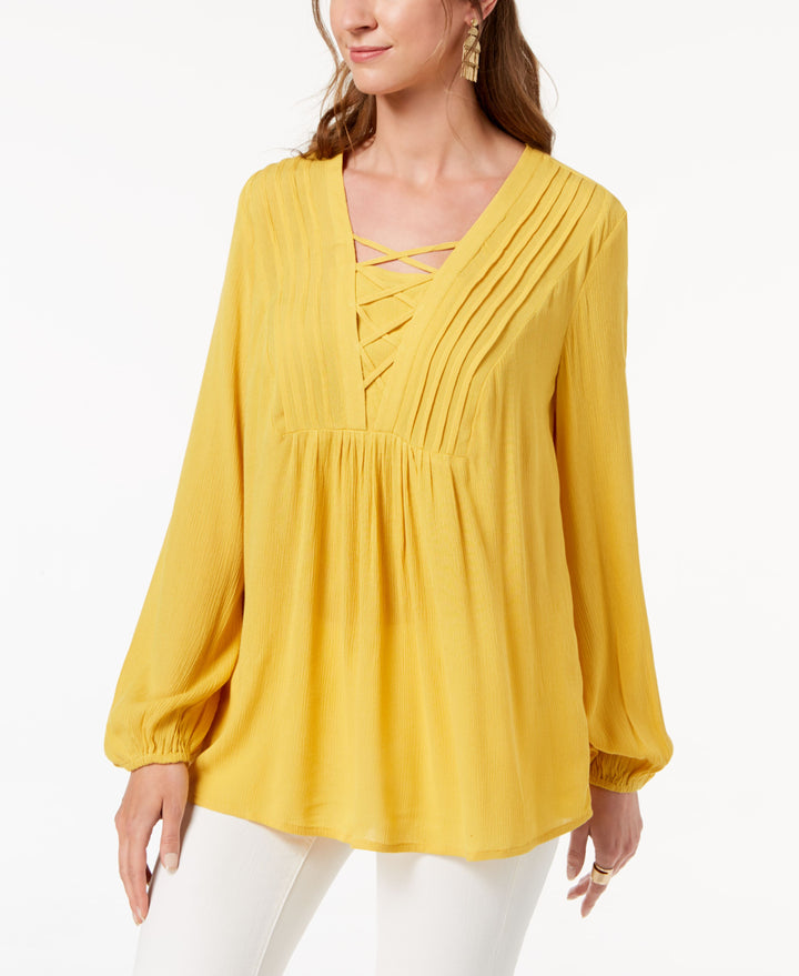 Style & Co Criss Cross Top