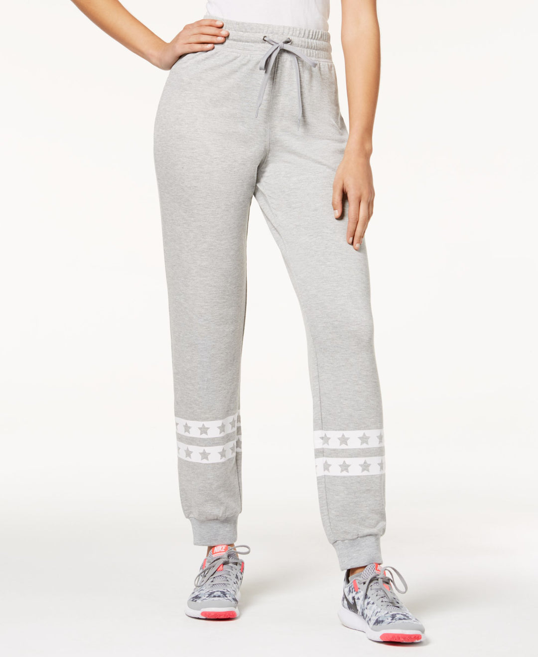 Juniors' Printed Jogger Pants