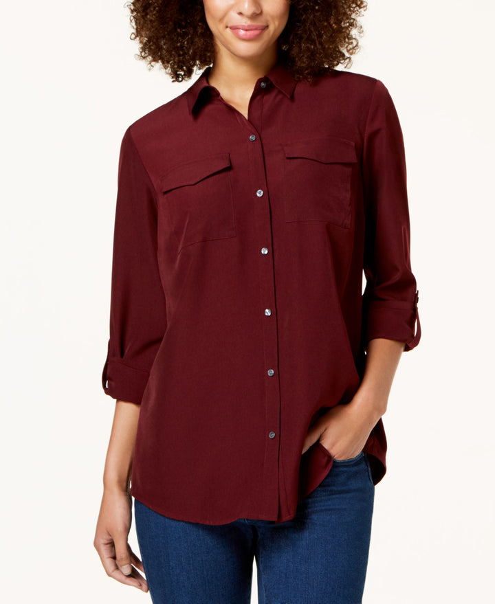 Charter Club Tab Sleeve Blouse