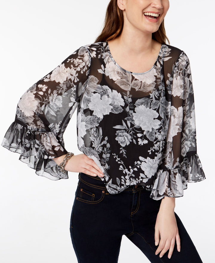 Ruffle Sleeve Top