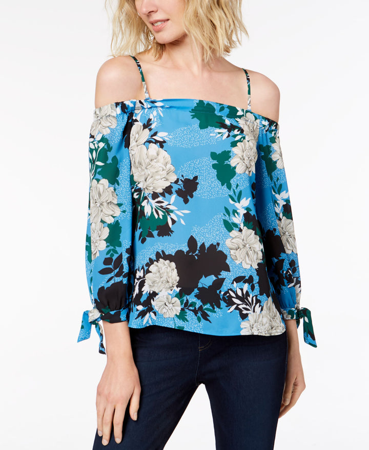 Printed Off The Shoulder Top