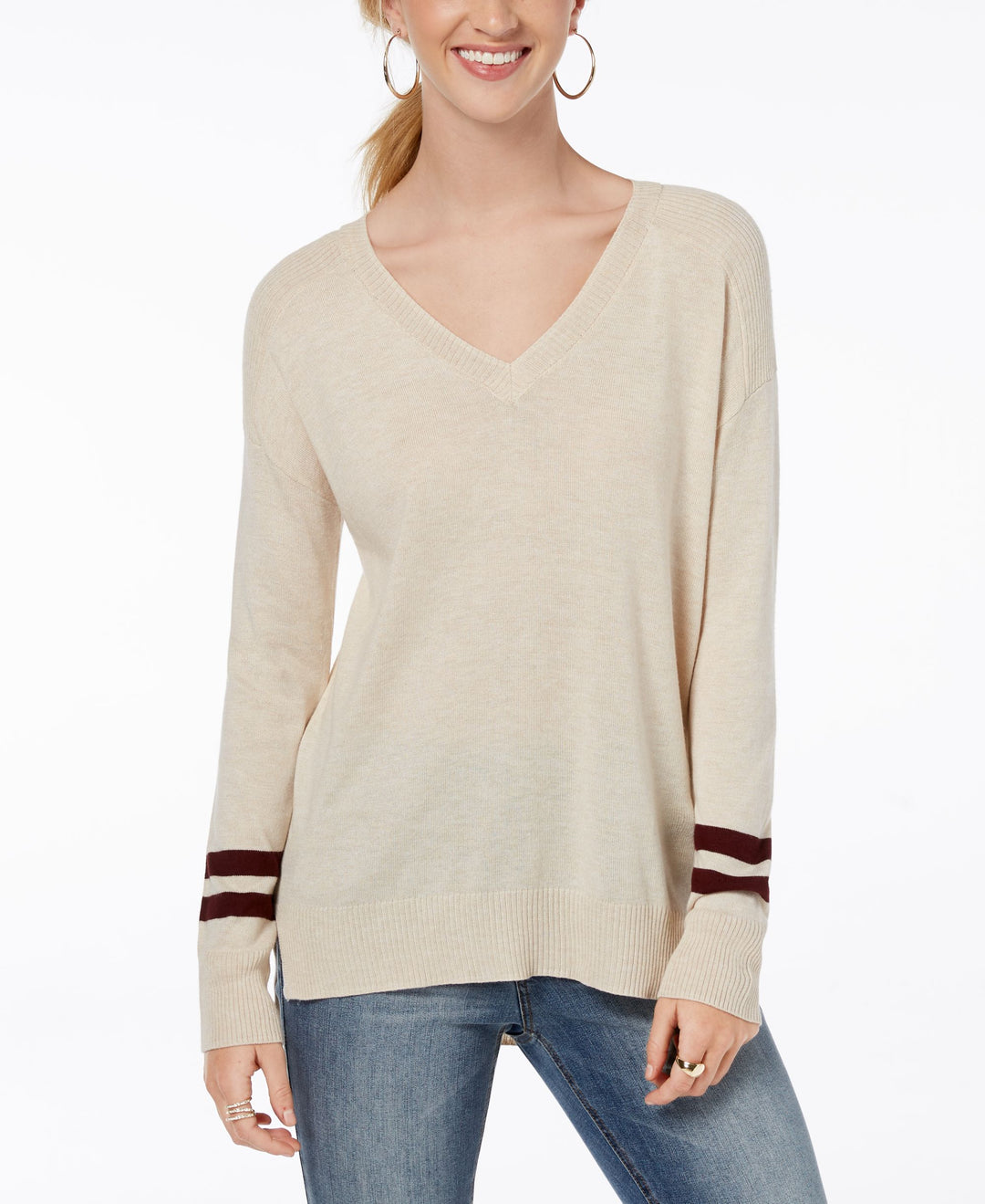 Hippie Rose Juniors High Low Sweater