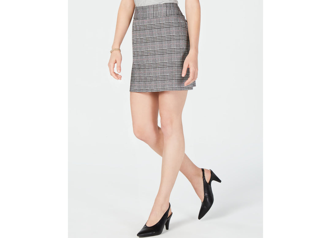 Maison Jules Menswear Plaid Mini Skirt