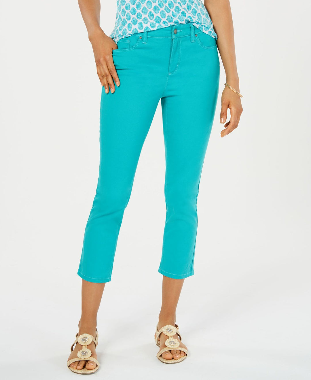 Petite Tummy-Control Bristol Capri Jeans