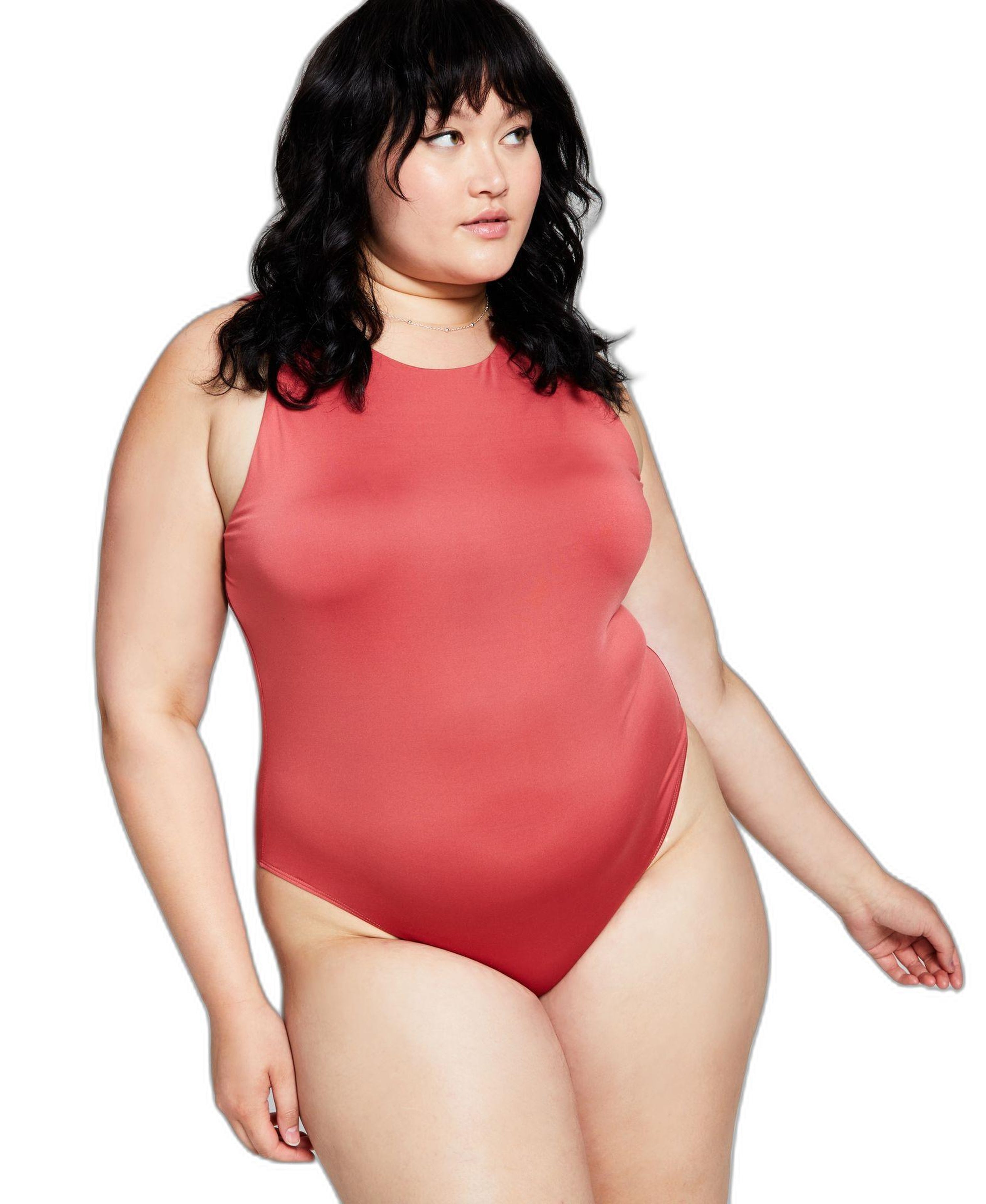 Now This Womens High Neck Bodysuit