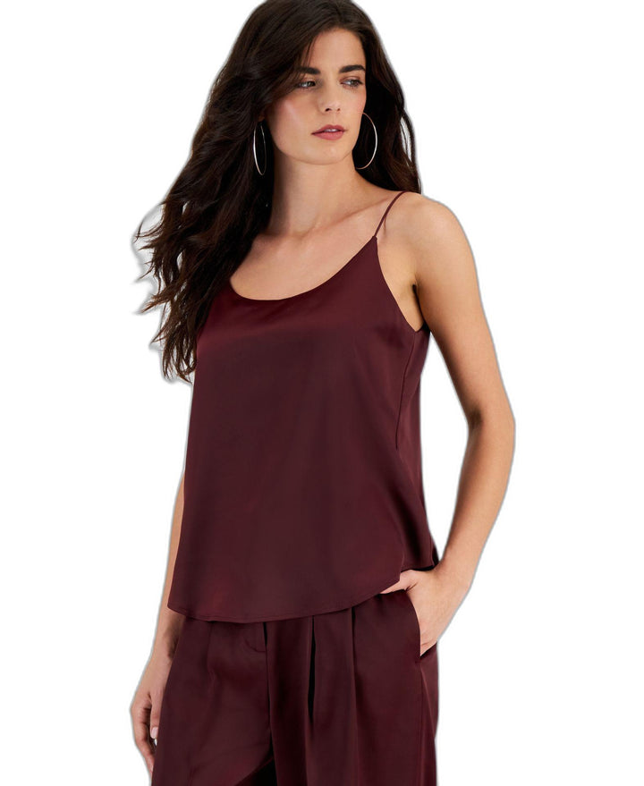 Women's Satin Spaghetti-Strap Scoop-Neck Camisole Carrubo XXS