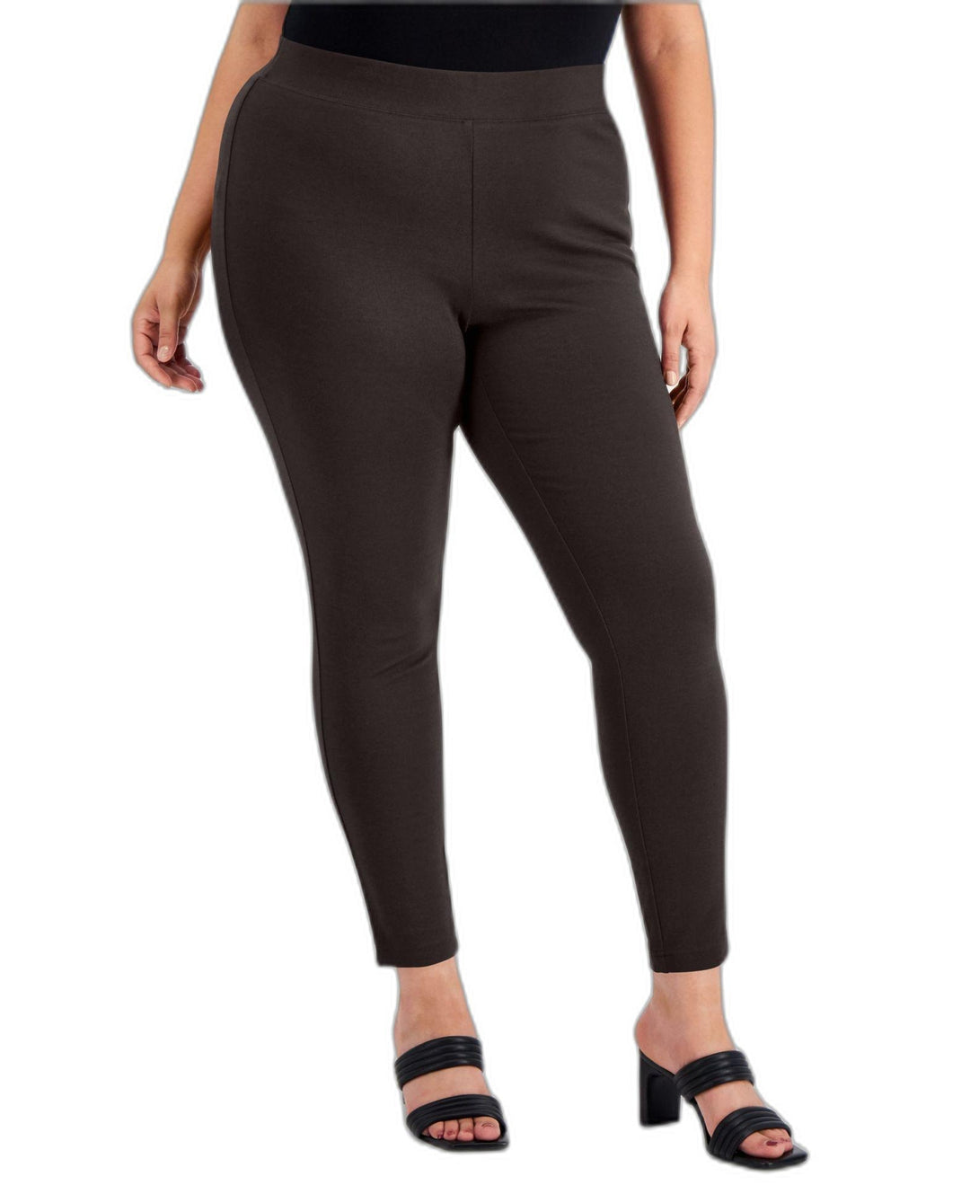International Concepts Plus Size Skinny Pull On Ponte Pants