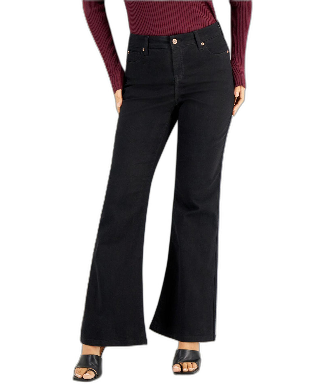 INC International Concepts Womens Flare Leg Jeans