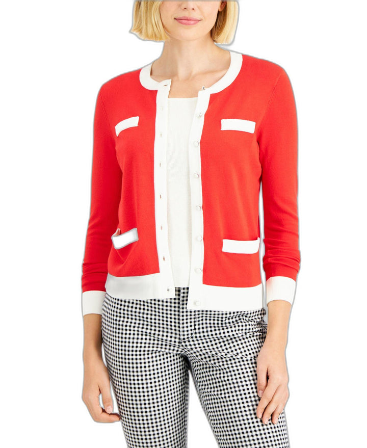 Charter Club Colorblocked Cardigan