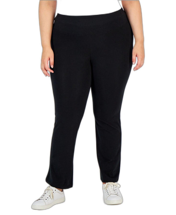 Plus Size High Rise Pull-On Bootcut Leggings