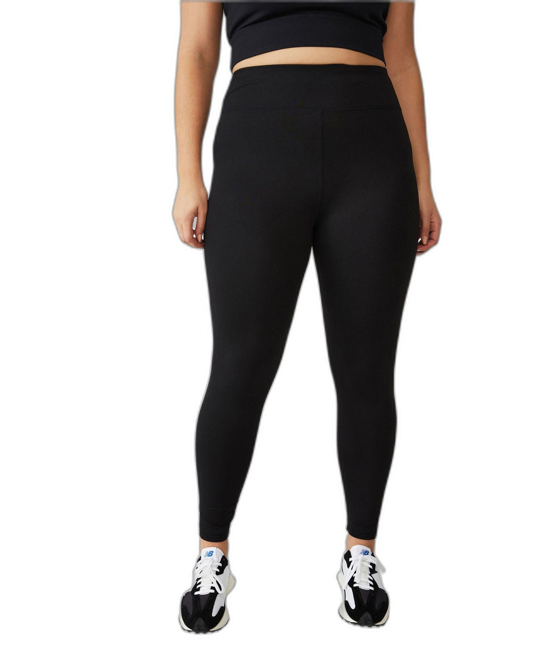 Trendy Plus Size Active Highwaist Core Full Length Tight Pants