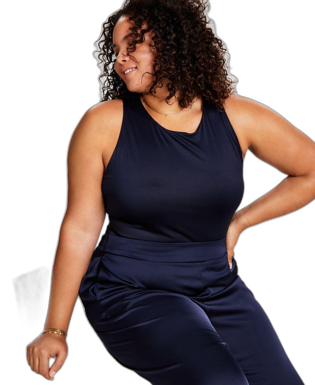 Now This Womens High Neck Bodysuit