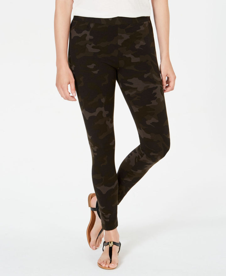 Style & Co Petite Camo Daze Printed Leggings