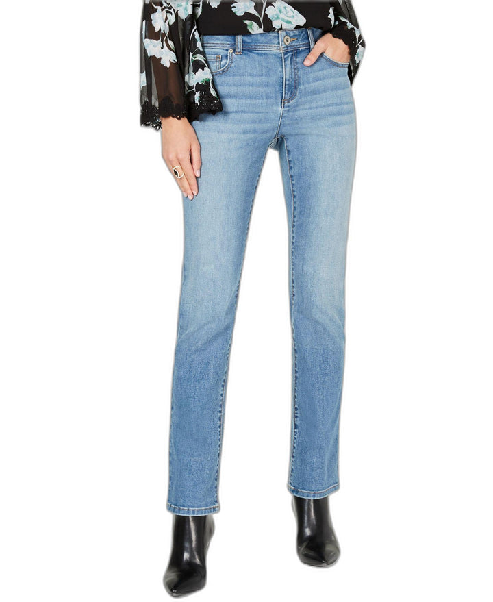 INC Five-Pocket Straight-Leg Jeans