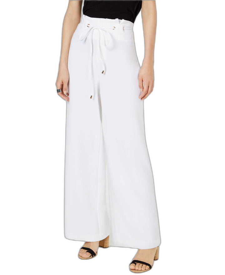INC Wide-Leg Paperbag Pants