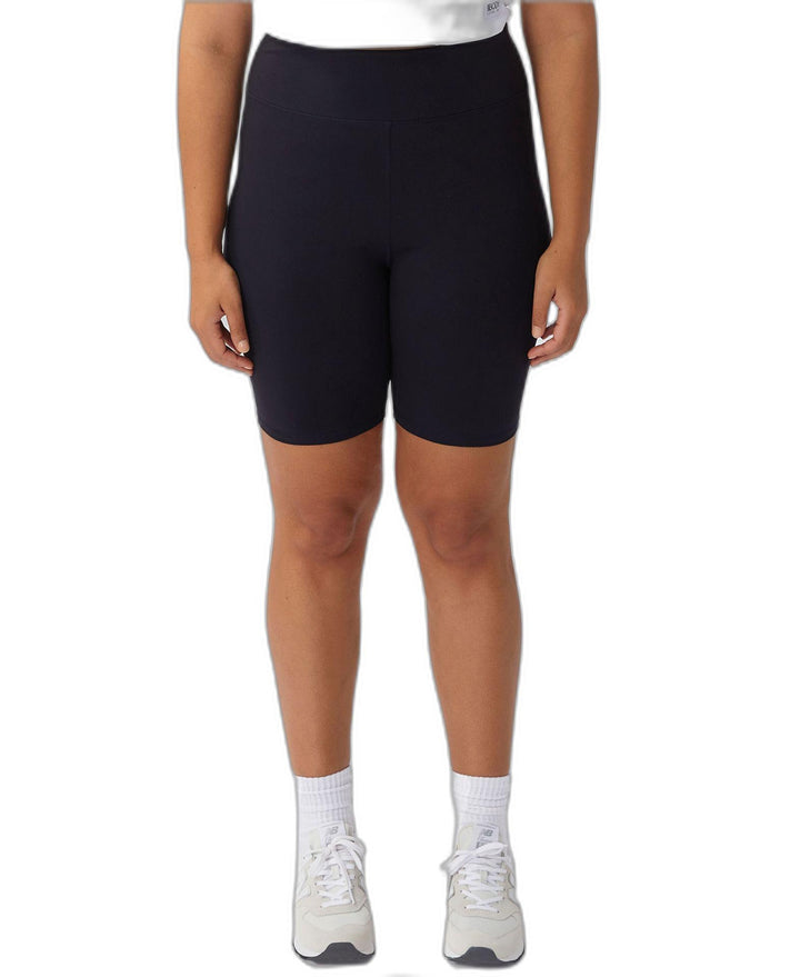 Trendy Plus Size Active High Waist Mid Length Bike Shorts