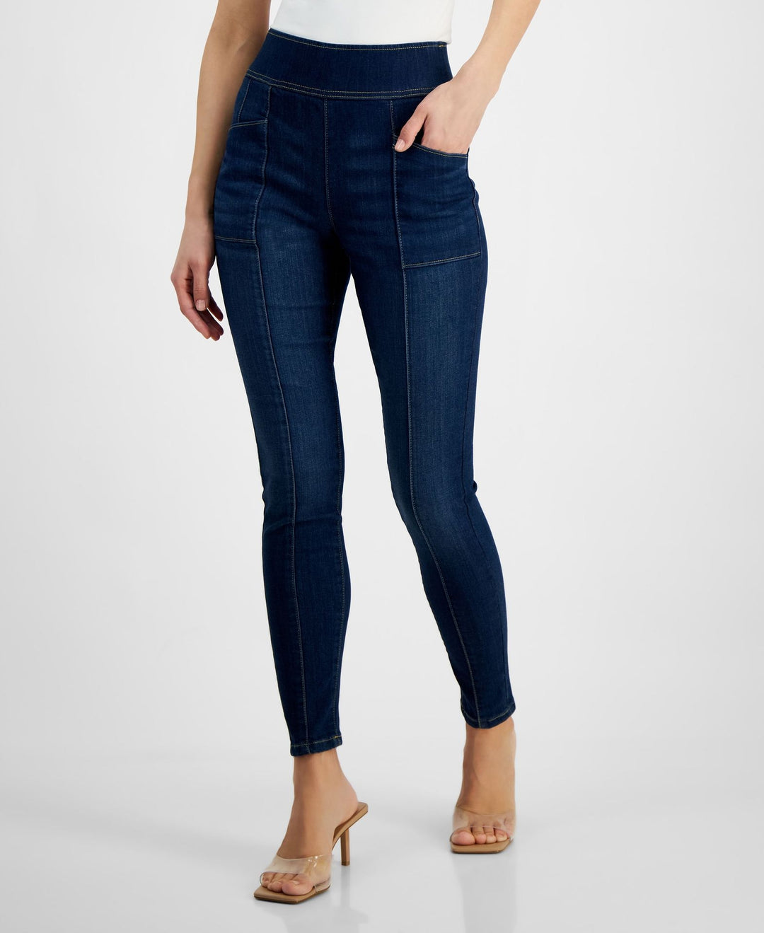 Women's High-Rise Pull-On Skinny Jeans