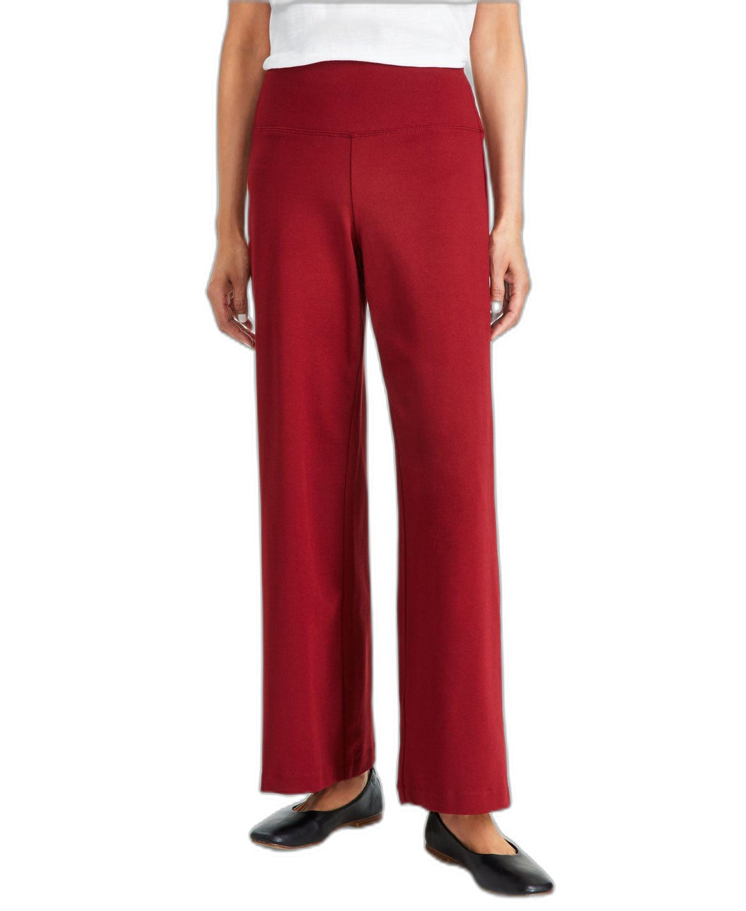 Women's Pont�-Knit Wide Leg Pants