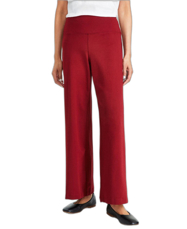 Women's Pont�-Knit Wide Leg Pants