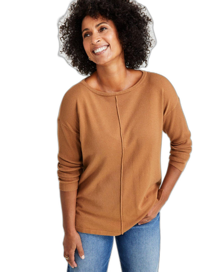 Women's Seam-Front Tunic Sweater