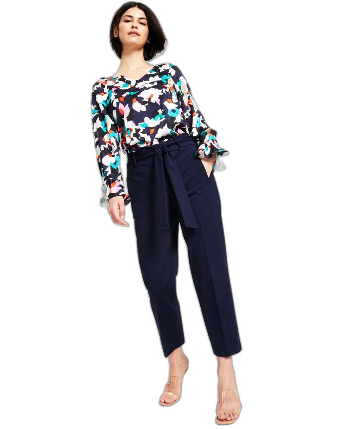 Women's Tie Front Capris Pants