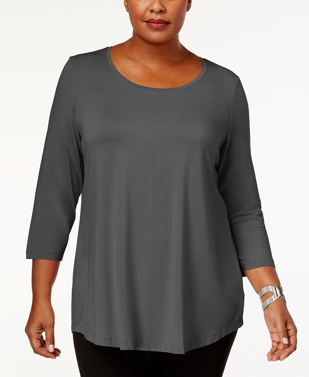 Plus Size Scoopneck Top