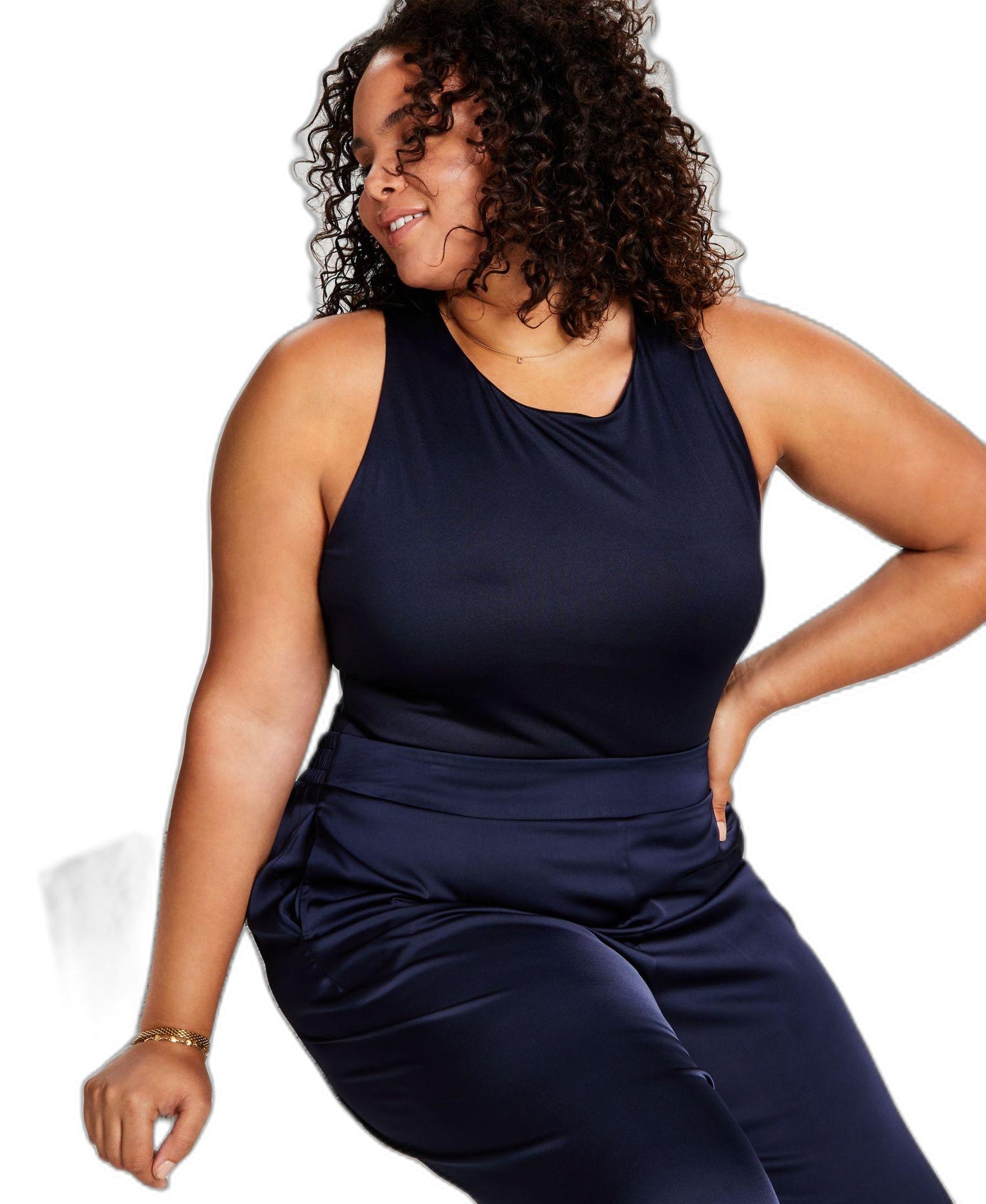 Now This Womens High Neck Bodysuit