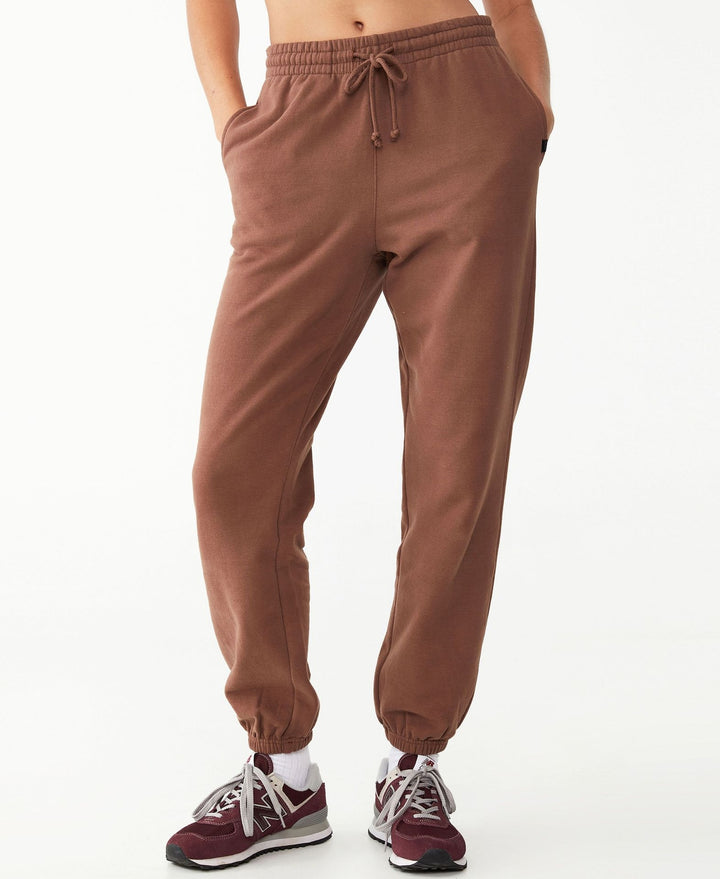 Cotton On Body Womens Plush Gym Track Sweatpant Jogger