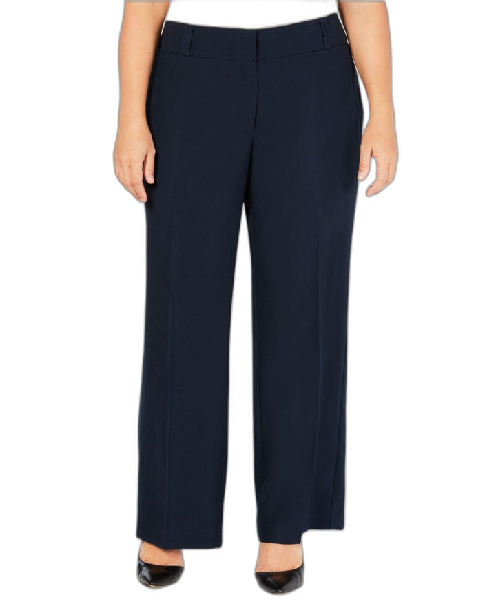 Plus & Petite Plus Size Curvy Bootcut Tummy-Control Pants,