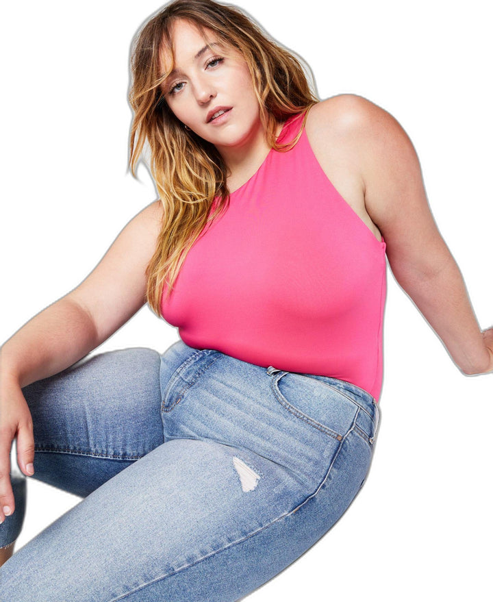 Now This Womens High Neck Bodysuit