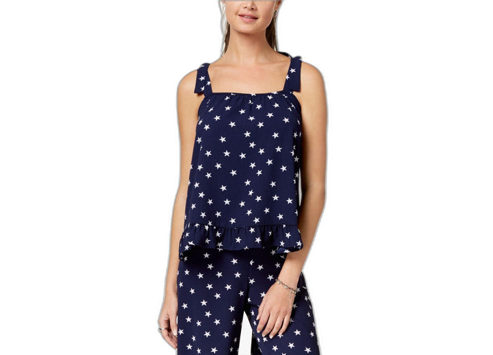Ultra Flirt By Ikeddi Juniors Ruffled Tank Top