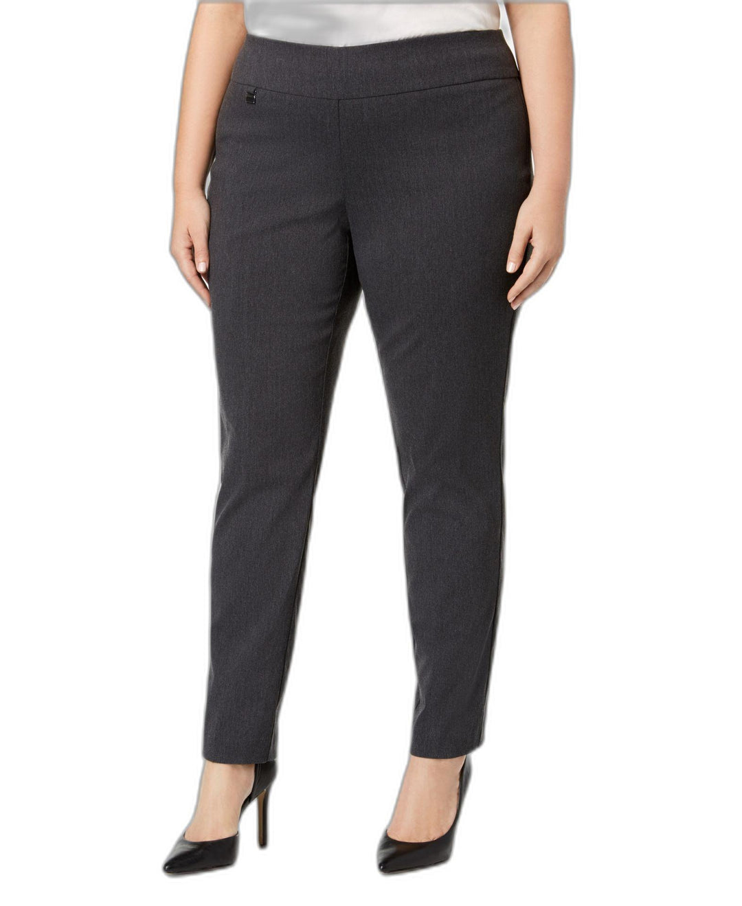 Plus Size Tummy-Control Pull-On Skinny Pants