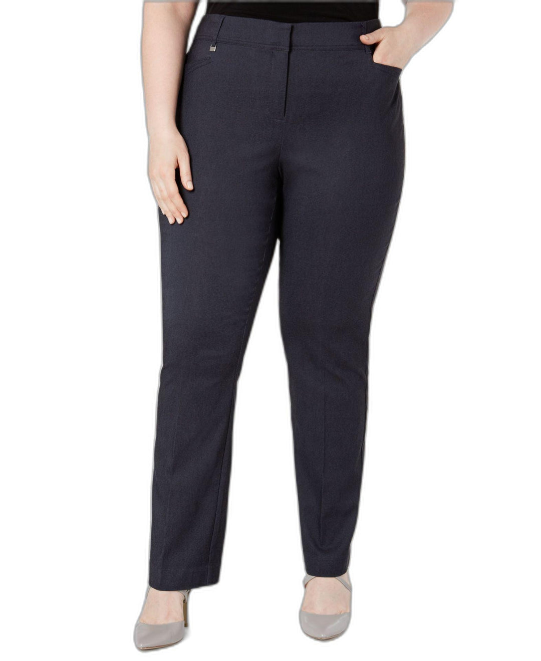 Plus & Petite Plus Size Tummy Control Curvy-Fit Pants