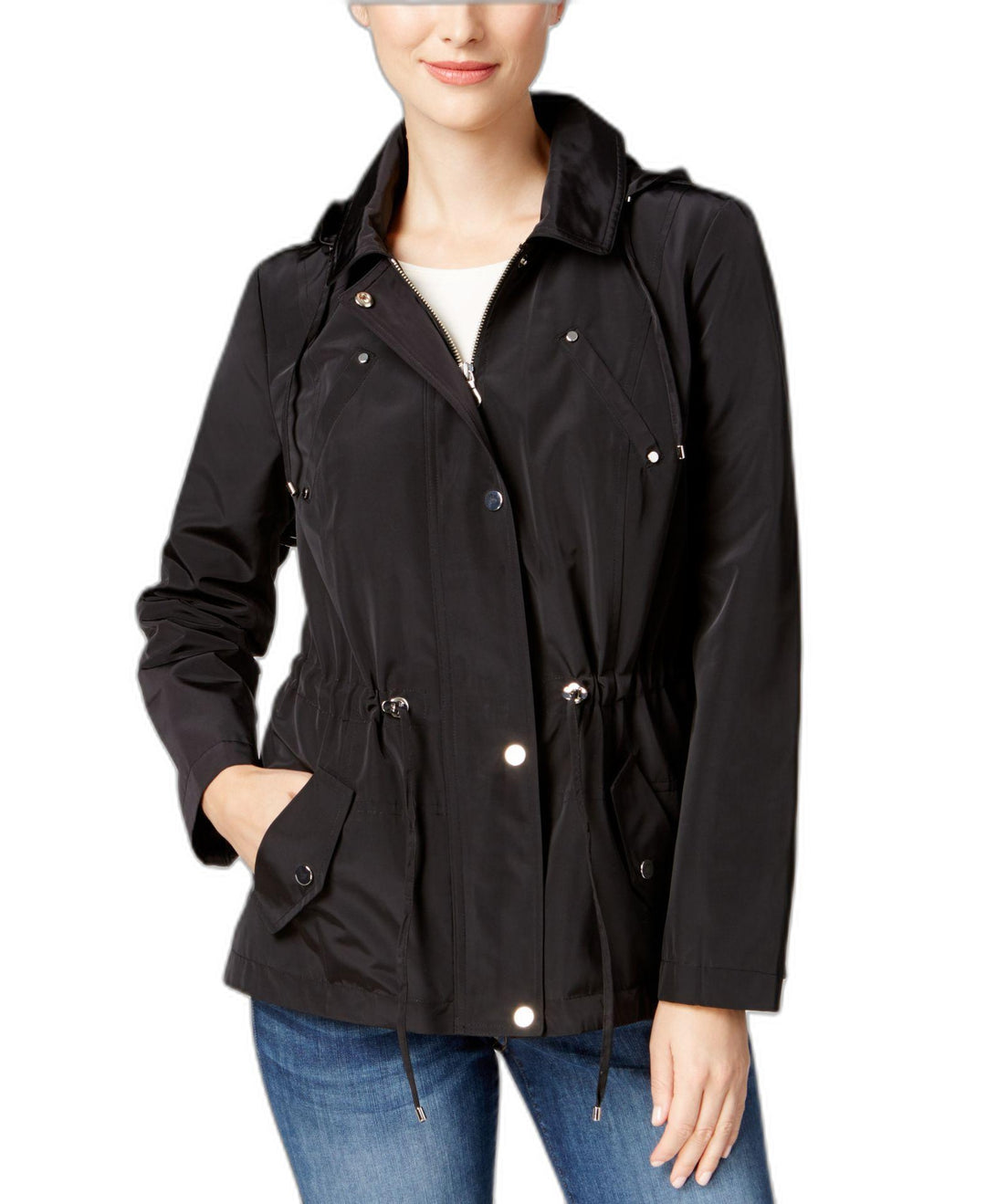 Charter Club Water Resistant Hooded Anorak Jacket
