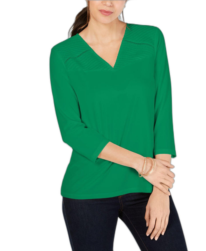 Pintucked Top